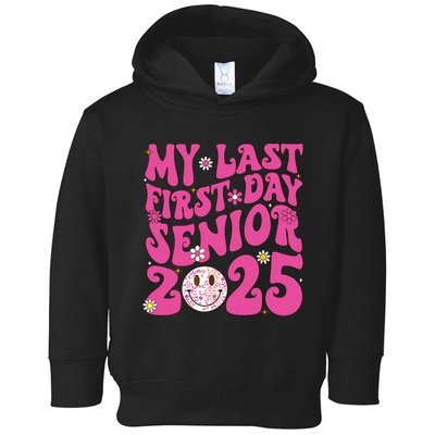 Senior 2025 Class Groovy Toddler Hoodie