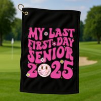 Senior 2025 Class Groovy Golf Towel
