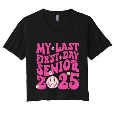 Senior 2025 Class Groovy Crop Top