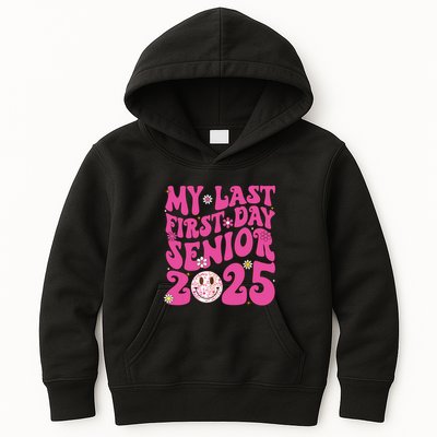 Senior 2025 Class Groovy Kids Hoodie