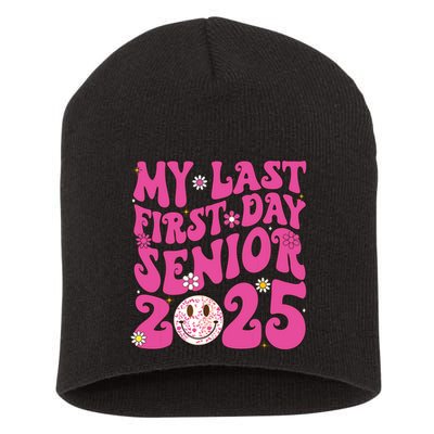 Senior 2025 Class Groovy Short Acrylic Beanie