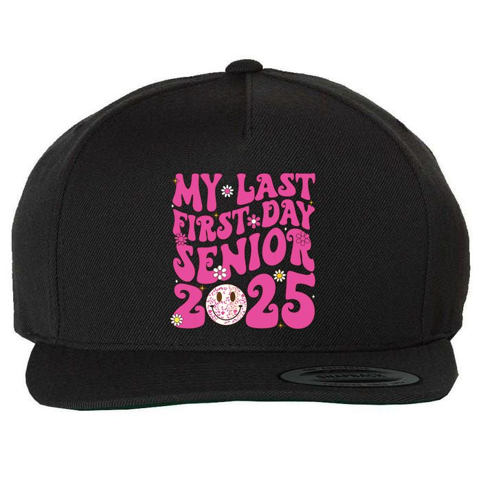 Senior 2025 Class Groovy Wool Snapback Cap