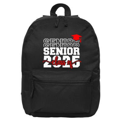 Senior 25 Class Of 2025 Back To School Graduation 2025 T 16 in Basic Backpack