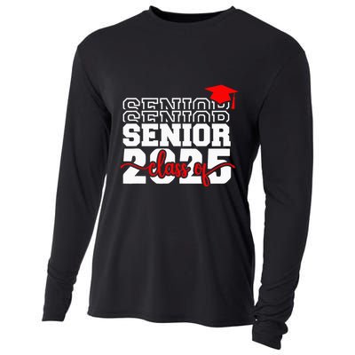 Senior 25 Class Of 2025 Back To School Graduation 2025 T Cooling Performance Long Sleeve Crew