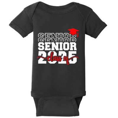 Senior 25 Class Of 2025 Back To School Graduation 2025 T Baby Bodysuit