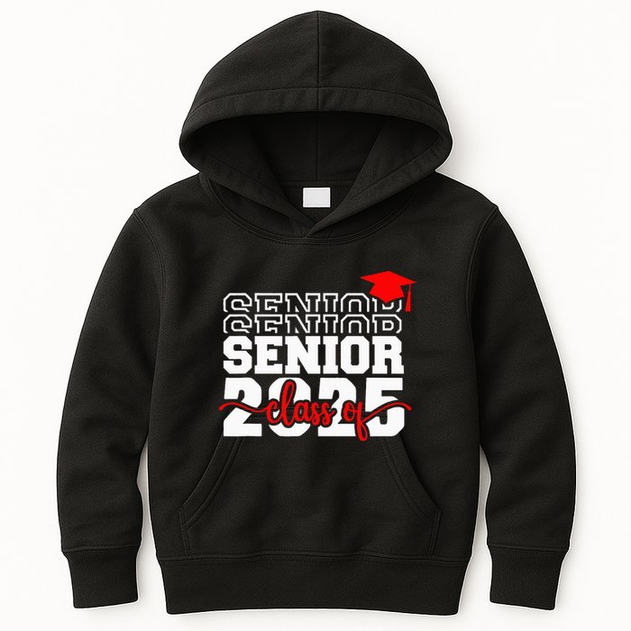 Senior 25 Class Of 2025 Back To School Graduation 2025 T Kids Hoodie