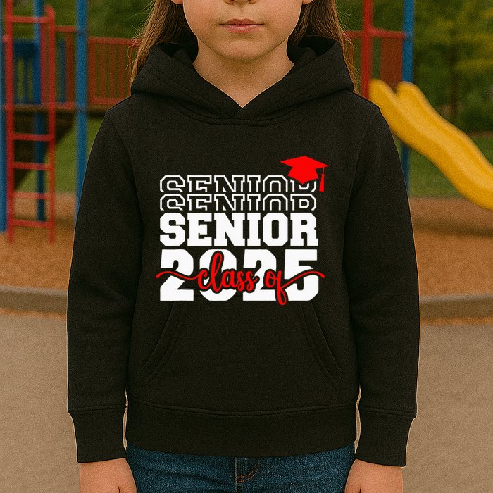 Senior 25 Class Of 2025 Back To School Graduation 2025 T Kids Hoodie