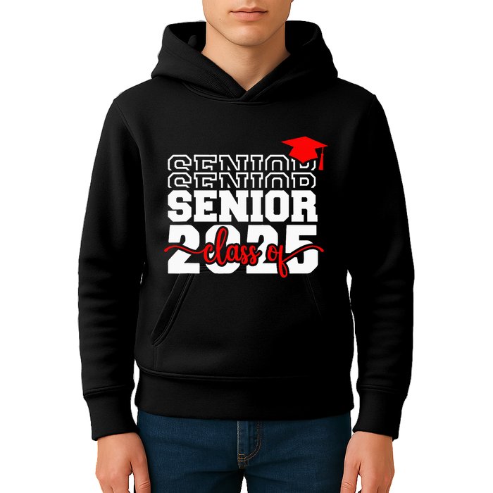 Senior 25 Class Of 2025 Back To School Graduation 2025 T Kids Hoodie