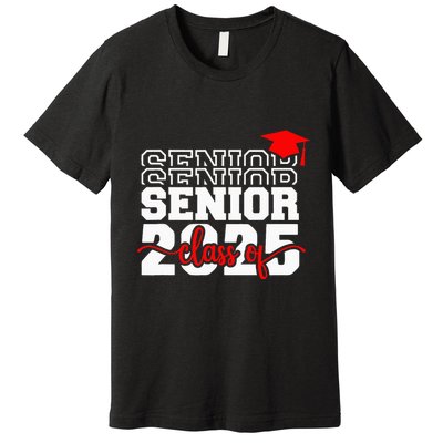 Senior 25 Class Of 2025 Back To School Graduation 2025 T Premium T-Shirt