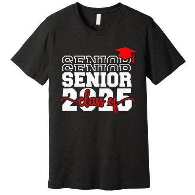 Senior 25 Class Of 2025 Back To School Graduation 2025 T Premium T-Shirt