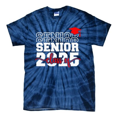 Senior 25 Class Of 2025 Back To School Graduation 2025 T Tie-Dye T-Shirt