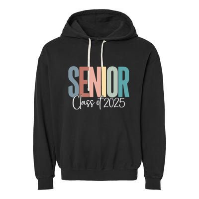 Senior 2025 Class Of 2025 Garment-Dyed Fleece Hoodie
