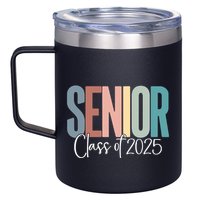 Senior 2025 Class Of 2025 12oz Stainless Steel Coffee Mug