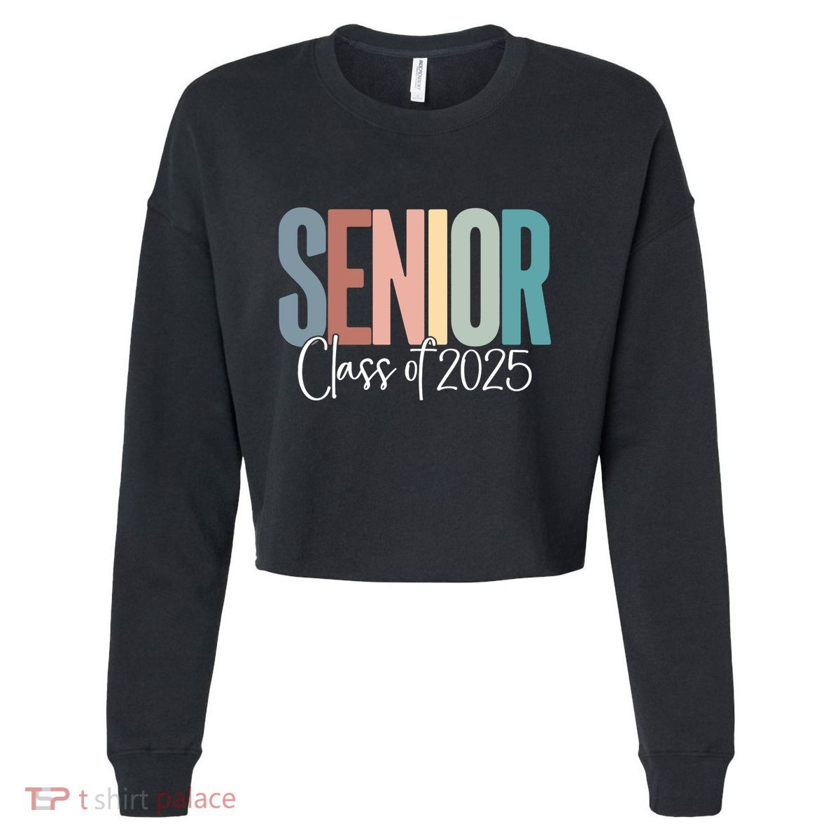 Senior 2025 Class Of 2025 Cropped Pullover Crew