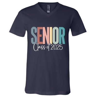 Senior 2025 Class Of 2025 V-Neck T-Shirt
