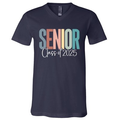 Senior 2025 Class Of 2025 V-Neck T-Shirt