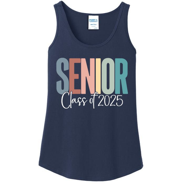 Senior 2025 Class Of 2025 Ladies Essential Tank