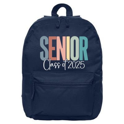 Senior 2025 Class Of 2025 16 in Basic Backpack