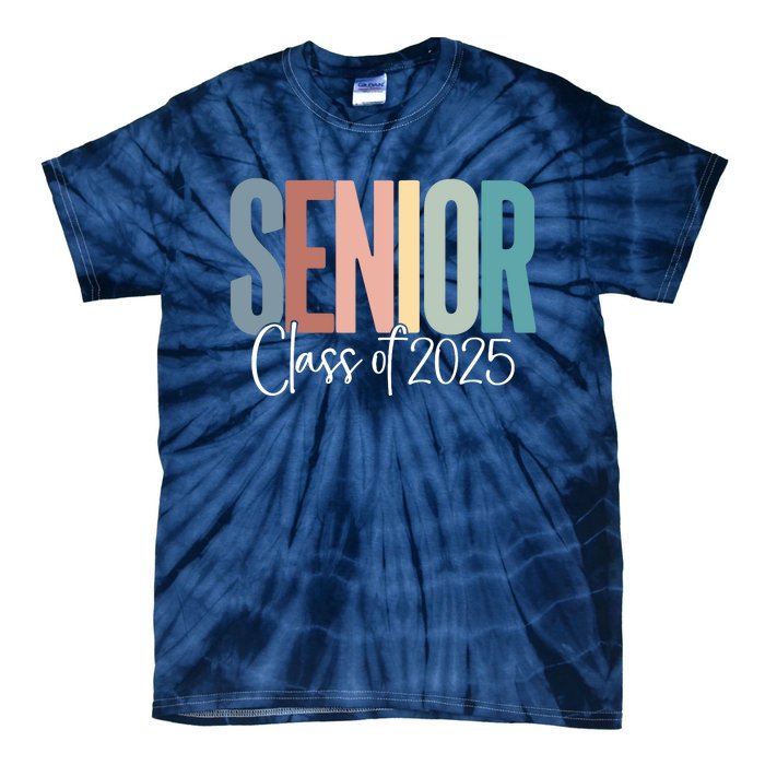 Senior 2025 Class Of 2025 Tie-Dye T-Shirt