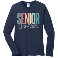 Senior 2025 Class Of 2025 Ladies Long Sleeve Shirt