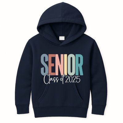 Senior 2025 Class Of 2025 Kids Hoodie