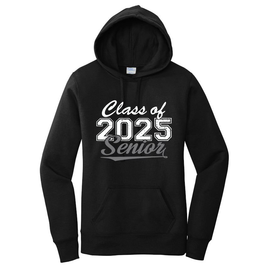 Senior 2025 Class Of 2025 Back To School 2025 Vintage Women's Pullover Hoodie