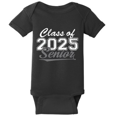 Senior 2025 Class Of 2025 Back To School 2025 Vintage Baby Bodysuit
