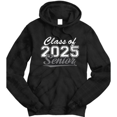 Senior 2025 Class Of 2025 Back To School 2025 Vintage Tie Dye Hoodie