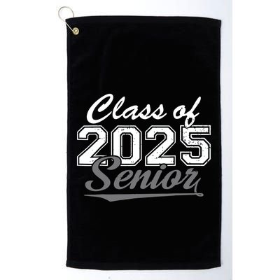 Senior 2025 Class Of 2025 Back To School 2025 Vintage Golf Towel