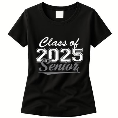 Senior 2025 Class Of 2025 Back To School 2025 Vintage Womens T-Shirt