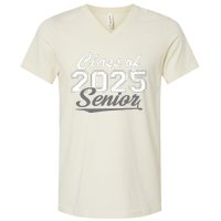 Senior 2025 Class Of 2025 Back To School 2025 Vintage V-Neck T-Shirt