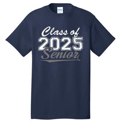 Senior 2025 Class Of 2025 Back To School 2025 Vintage Tall T-Shirt