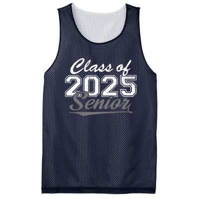 Senior 2025 Class Of 2025 Back To School 2025 Vintage Mesh Reversible Basketball Jersey Tank