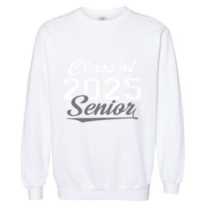 Senior 2025 Class Of 2025 Back To School 2025 Vintage Garment-Dyed Sweatshirt