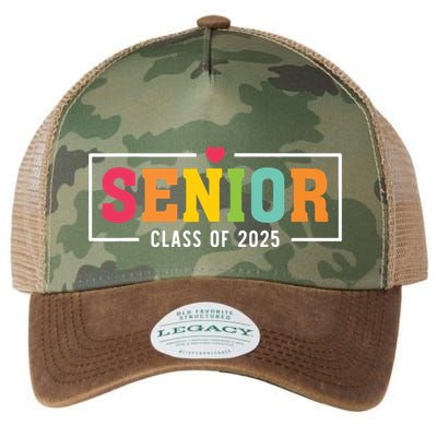 Senior 2025 Class Of 2025 For College High School Senior Legacy Tie Dye Trucker Hat