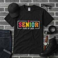Senior 2025 Class Of 2025 For College High School Senior Tall T-Shirt