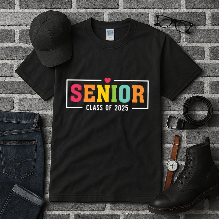Senior 2025 Class Of 2025 For College High School Senior Tall T-Shirt