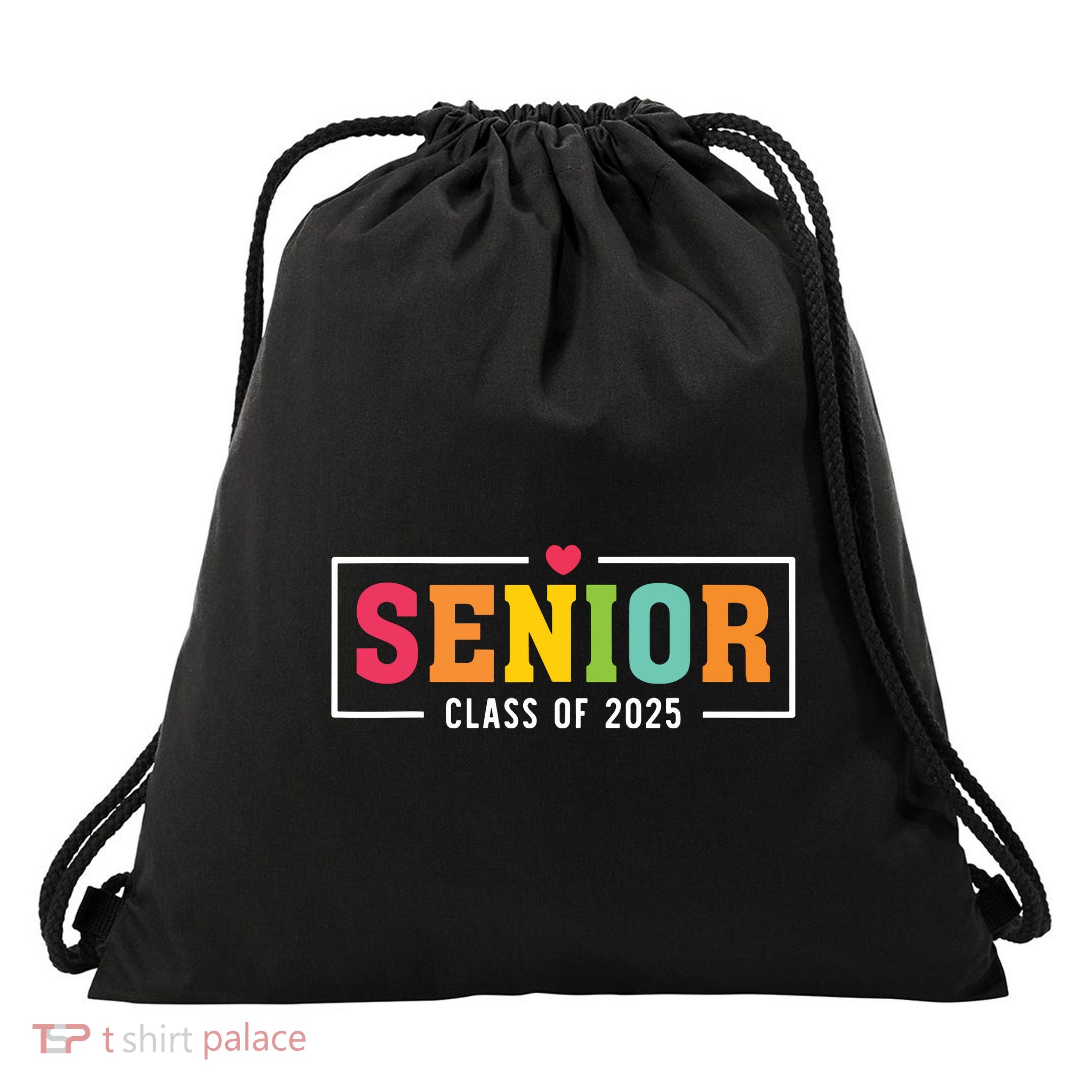 Senior 2025 Class Of 2025 For College High School Senior Drawstring Bag