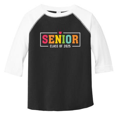 Senior 2025 Class Of 2025 For College High School Senior Toddler Fine Jersey T-Shirt