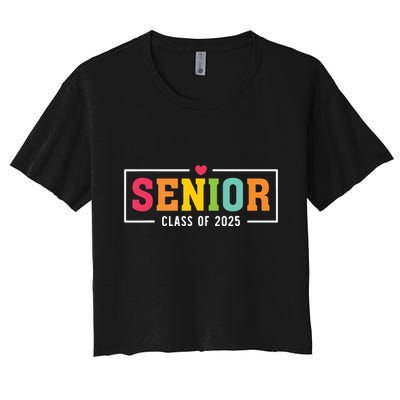 Senior 2025 Class Of 2025 For College High School Senior Crop Top