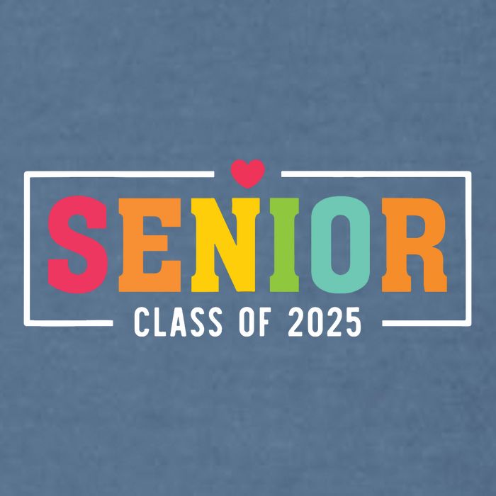 Senior 2025 Class Of 2025 For College High School Senior Garment-Dyed Sweatshirt