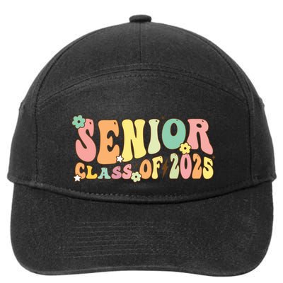 Senior 2025 Class Of 2025 For College High School Senior 7-Panel Snapback Hat