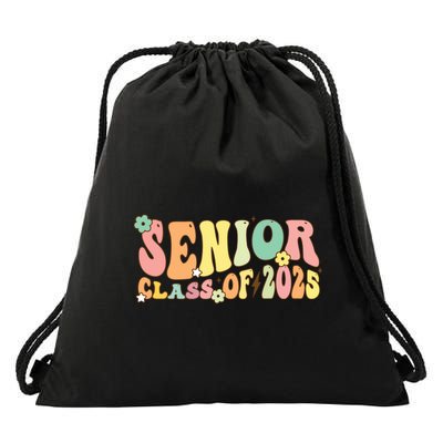 Senior 2025 Class Of 2025 For College High School Senior Drawstring Bag