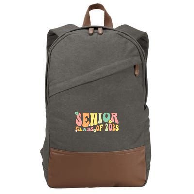 Senior 2025 Class Of 2025 For College High School Senior Cotton Canvas Backpack