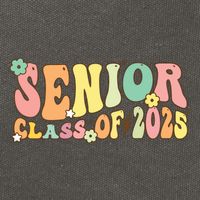 Senior 2025 Class Of 2025 For College High School Senior Cotton Canvas Backpack