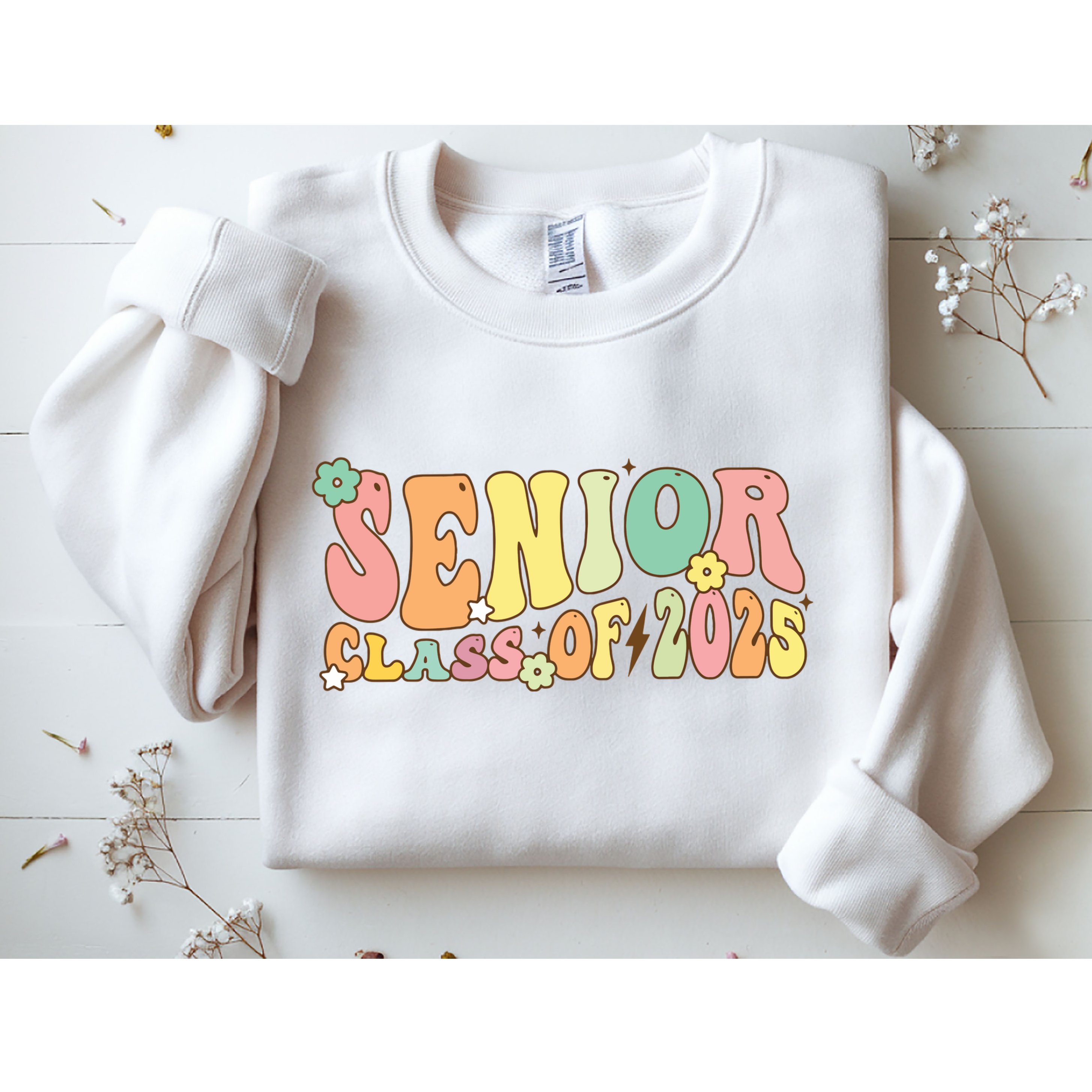 Senior 2025 Class Of 2025 For College High School Senior Sweatshirt