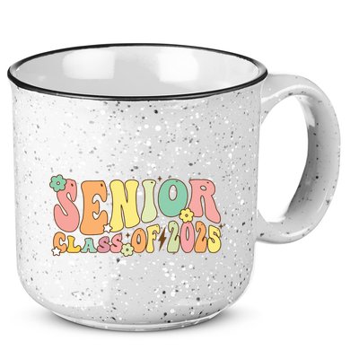 Senior 2025 Class Of 2025 For College High School Senior 15oz Campfire Ceramic Mug