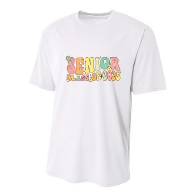Senior 2025 Class Of 2025 For College High School Senior Youth Performance Sprint T-Shirt