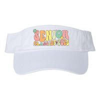 Senior 2025 Class Of 2025 For College High School Senior Valucap Bio-Washed Visor