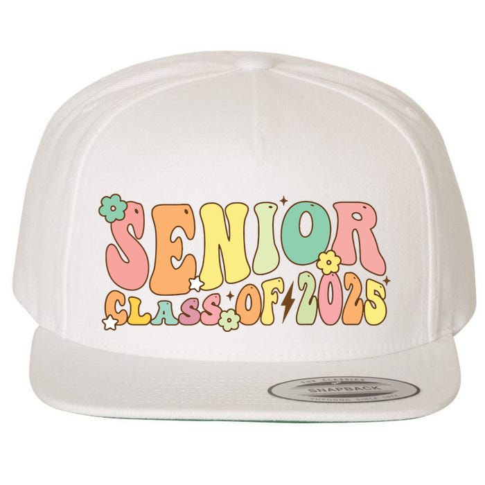 Senior 2025 Class Of 2025 For College High School Senior Wool Snapback Cap
